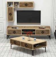 Living Trendy Samba Oak/Walnut/Black GTR001290