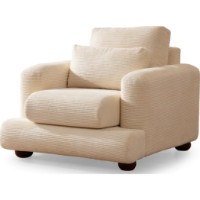 Fotoliu Trendy Rau Beige 105x100x90cm  GTR001953 imaginea #4 — magazin online Desire.md