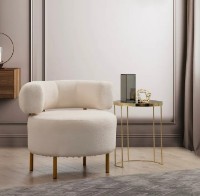 Fotoliu Trendy River Round White 85x76x80cm GTR002011