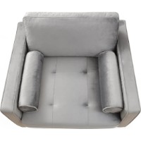 Кресло Trendy Roma Light Grey 85x90x105cm GTR002031 фото №6 — интернет-магазин Desire.md