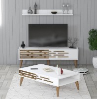 Living Trendy Valensiya 140 White/Walnut GTR001254