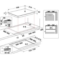 Газовая панель Whirlpool GOWL 728/NB фото №4 — интернет-магазин Desire.md