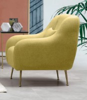 Fotoliu Trendy Sevilla Yellow 90x89x78cm GTR002020 imaginea #2 — magazin online Desire.md