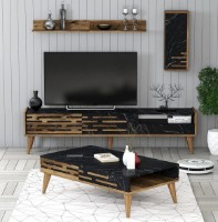 Living Trendy Valensiya Walnut/Black Marble GTR001273