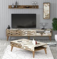 Living Trendy Valensiya Walnut/White Marble GTR001276