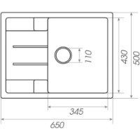 Chiuvetă de bucătărie Elefant Intenso 6550 Graphite imaginea #3 — magazin online Desire.md