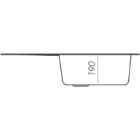 Chiuvetă de bucătărie Elefant Lira 7750 Black Metallic imaginea #3 — magazin online Desire.md