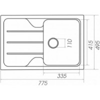 Chiuvetă de bucătărie Elefant Verona 7850 Black imaginea #2 — magazin online Desire.md