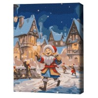 Tablou pe numere Brushme Миссия эльфа 30x40cm (KBS0146FC)