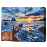 Tablou pe numere Brushme На западе 40х50cm (BS24594FC)