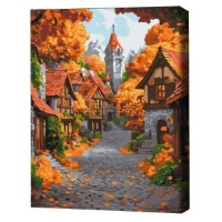 Tablou pe numere Brushme Октябрьский городок 40x50cm (BS54183FC)