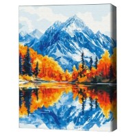 Tablou pe numere Brushme Осень в горах 40х50cm (BS54178FC)