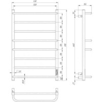 Uscător de prosoape Elna Cascad Lux 8 (29568) imaginea #2 — magazin online Desire.md