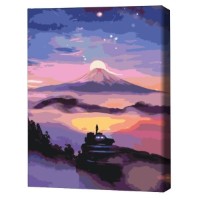 Tablou pe numere Brushme Сиреневый закат 40x50cm (BS51580)