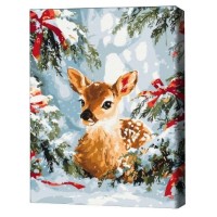 Tablou pe numere Brushme Сказка среди елей 40x50cm (BS54495)