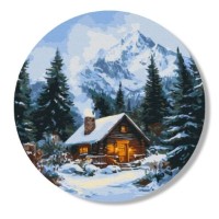 Tablou pe numere Brushme Сказочная избушка в лесу (RC00097MFC)