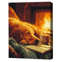 Tablou pe numere Brushme Тепло вечера 40x50cm (BS54487FC)