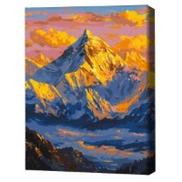 Tablou pe numere Brushme Солнце над горами 40x50cm (BS54490FC)