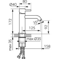 Baterie lavoar Ferro Ciriculus BCK2 imaginea #2 — magazin online Desire.md
