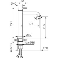 Baterie lavoar Ferro Ciriculus BCK2L imaginea #2 — magazin online Desire.md