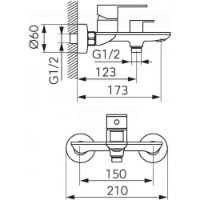Baterie pentru cadă Ferro Talassa BAL1 imaginea #2 — magazin online Desire.md