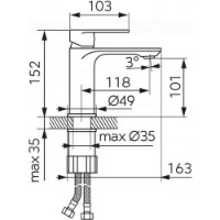Baterie lavoar Ferro Talassa BAL2 imaginea #2 — magazin online Desire.md