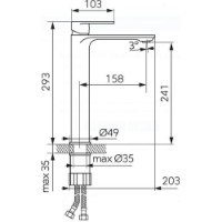 Baterie lavoar Ferro Talassa BAL2L imaginea #2 — magazin online Desire.md