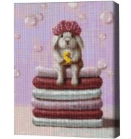 Pictura cu diamante după numere Brushme Банный день 40x50cm (4840781364016)