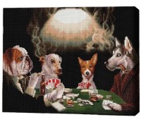 Pictura cu diamante după numere Brushme Блеф 40x50cm (4840781364016)