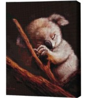 Pictura cu diamante după numere Brushme Колыбельная 40x50cm (4840781364016)