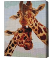 Pictura cu diamante după numere Brushme Родственные души 40x50cm (4840781364016)