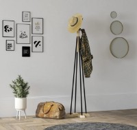 Вешалка Trendy Foley Oak/Black 41x160x41cm GTR005952