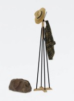 Вешалка Trendy Foley Oak/Black 41x160x41cm GTR005952 фото №2 — интернет-магазин Desire.md