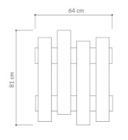 Вешалка Trendy Val Oak 64x79x4cm GTR001564 фото №4 — интернет-магазин Desire.md