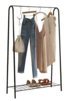 Стойка для одежды Trendy Igor Black 145x89x36cm GTR005951 фото №2 — интернет-магазин Desire.md