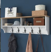 Вешалка Trendy P2 2460 White/Walnut 120x37.7x22.2cm GTR001436