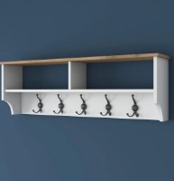 Вешалка Trendy P2 2460 White/Walnut 120x37.7x22.2cm GTR001436 фото №3 — интернет-магазин Desire.md