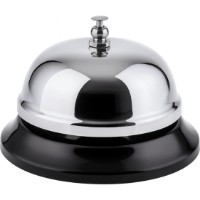 Sonerie metalică Service Bell Silver 8x6cm (51347)
