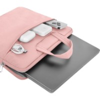 Geanta laptop WiWU 15.6 Vivi Laptop Handbag Pink imaginea #3 — magazin online Desire.md