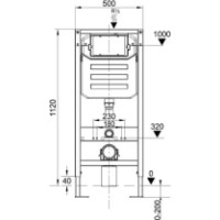 Rezervor WC îngropat cu cadru Keramin Premium K133-AO-EEA1:K9612-EEA1 imaginea #2 — magazin online Desire.md