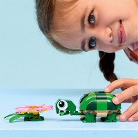 Set de construcție Lego Creator: Turtle With A Waterlilly (31377) imaginea #5 — magazin online Desire.md