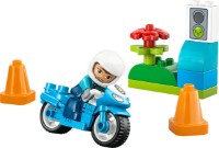 Set de construcție Lego Duplo: Blue Police Motorcycle (10471)