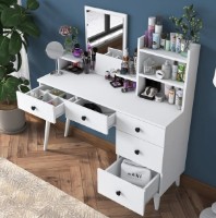 Туалетный столик Trendy BJ101 2293 White 118x93.8x40cm GTR001476 фото №2 — интернет-магазин Desire.md