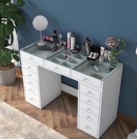 Măsuţă de toaletă Trendy BJ105 2716 White 120x79.8x44.5cm GTR001479