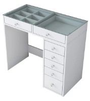 Туалетный столик Trendy BJ107 2625 White 90x79.8x44.5cm GTR001474 фото №3 — интернет-магазин Desire.md