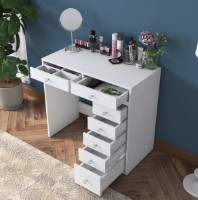 Туалетный столик Trendy BJ108 2437 White 90x81.6x44.5cm GTR001475 фото №2 — интернет-магазин Desire.md