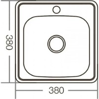 Chiuvetă de bucătărie Mixxus Z3838-06-160D Decor imaginea #3 — magazin online Desire.md