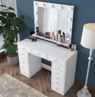 Туалетный столик Trendy BJ119 2895 White 120x81.6x44.5cm GTR001484 фото №2 — интернет-магазин Desire.md