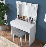 Măsuţă de toaletă Trendy BJ121 2934 White 90x76.8x45cm GTR001477 imaginea #2 — magazin online Desire.md