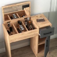 Măsuţă de toaletă Trendy Inci Pine Atlantic/Anthracit 109x77x37cm GTR005869 imaginea #3 — magazin online Desire.md